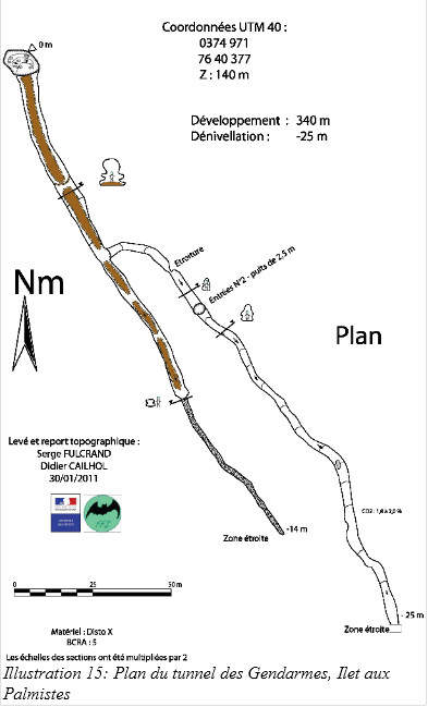 caverne gendarme topo